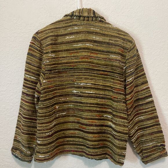 New identity bohemian 100% cotton blazer jacket size small - Picture 3 of 8